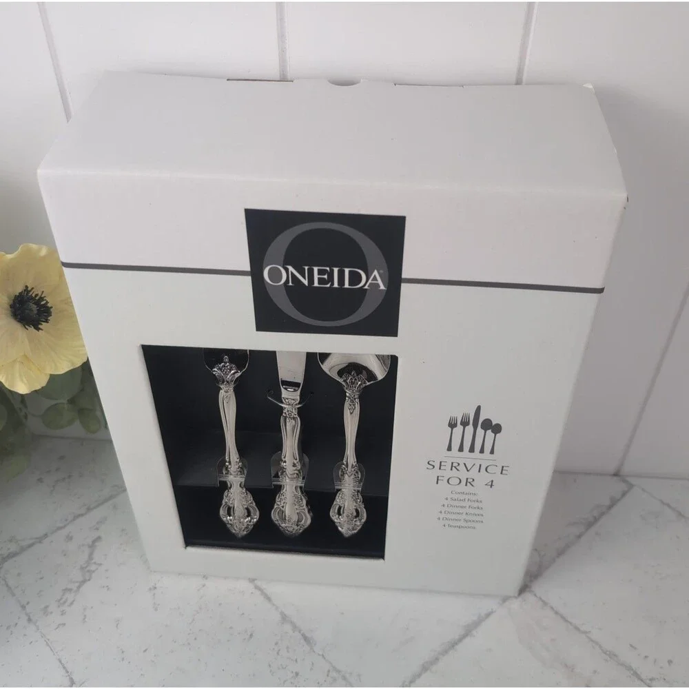 Oneida Michelangelo 18/10 Stainless Steel 20pc. Flatware Set (Service for Four)